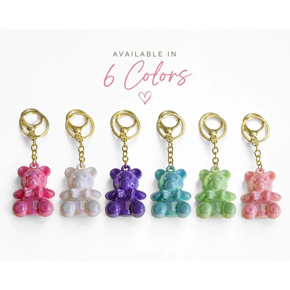 Candy Bear Charm Keychain
